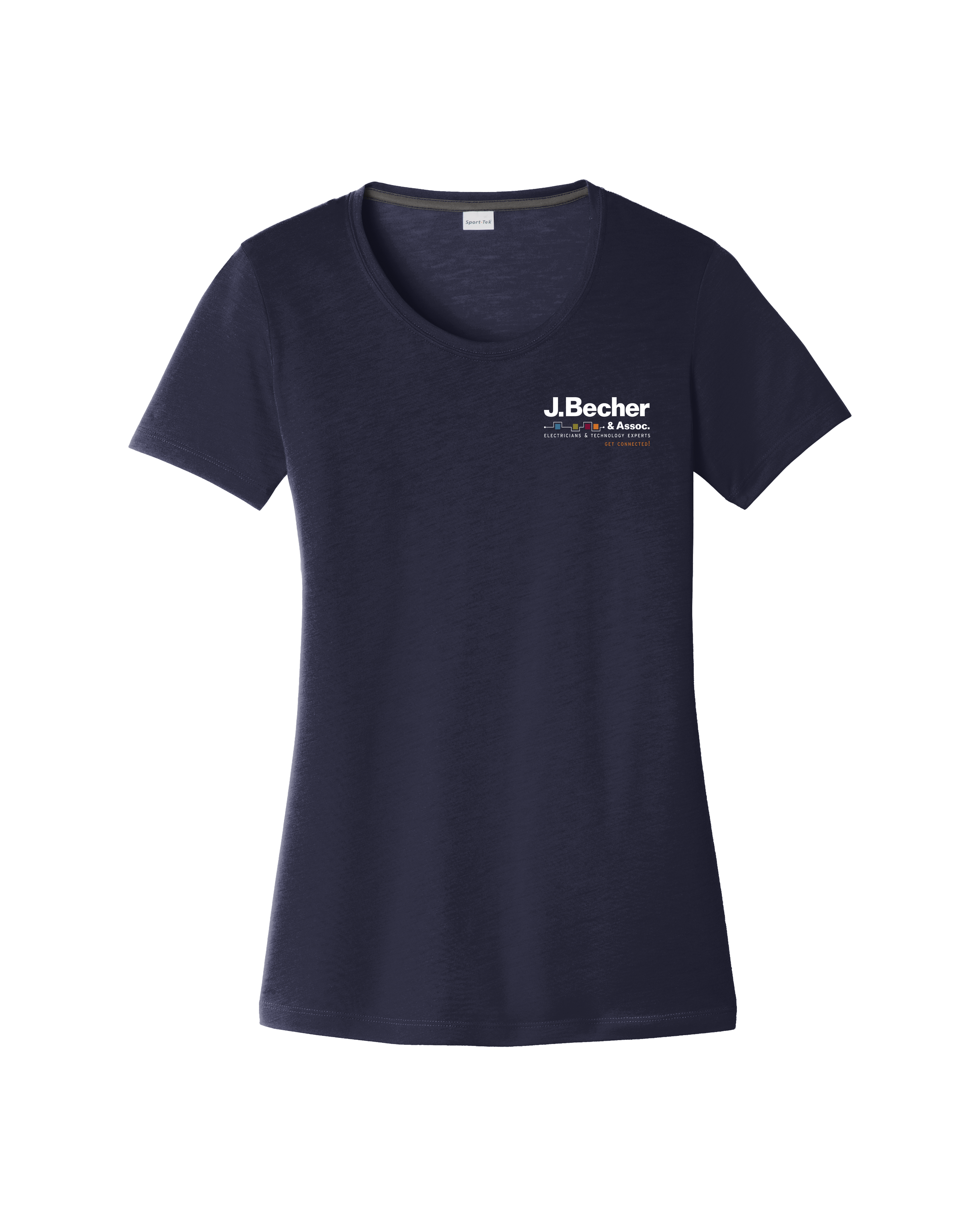 J. Becher - Sport-Tek® Ladies PosiCharge® Competitor™ Cotton Touch™ Scoop Neck Tee