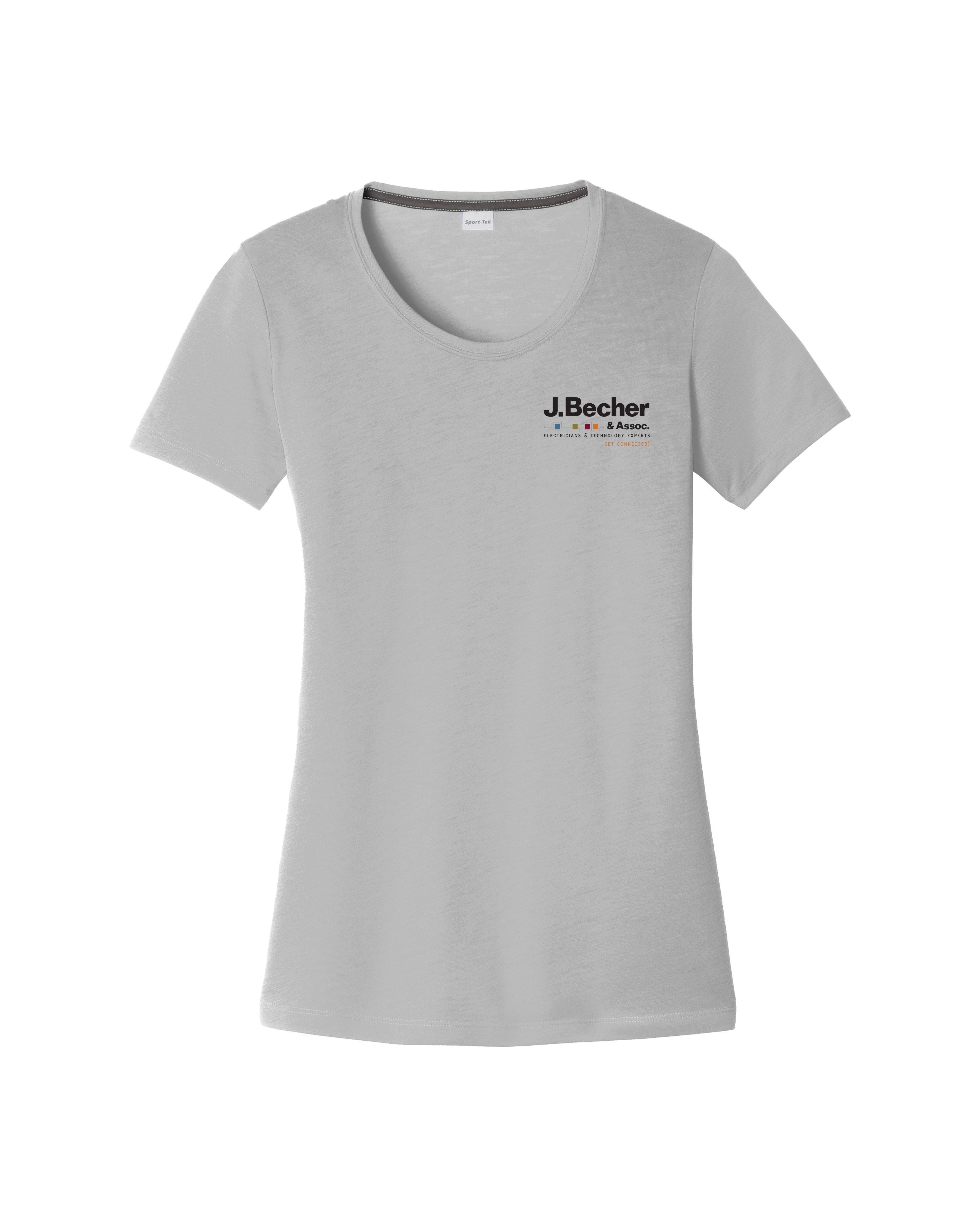 J. Becher - Sport-Tek® Ladies PosiCharge® Competitor™ Cotton Touch™ Scoop Neck Tee