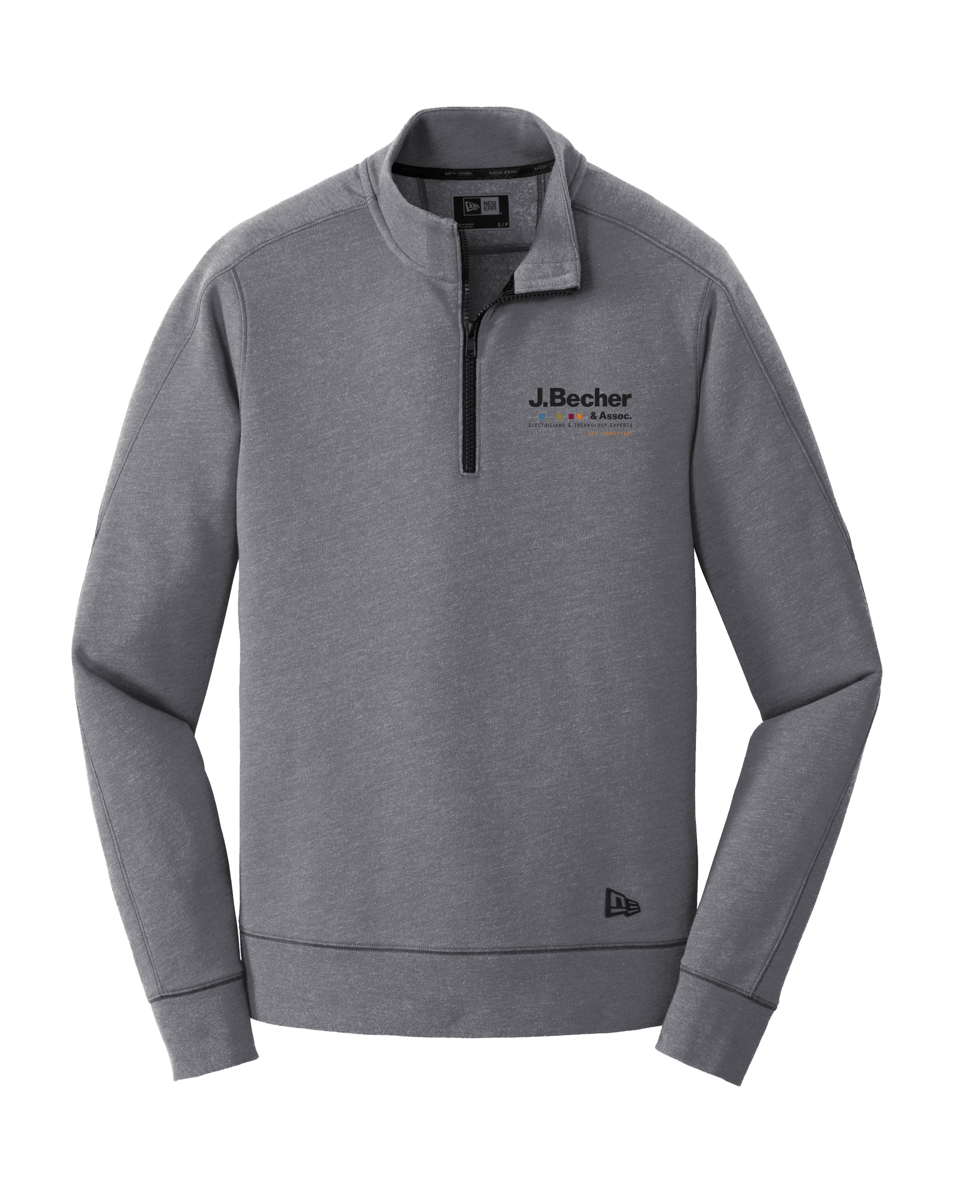 J. Becher - New Era® Tri-Blend Fleece 1/4-Zip Pullover